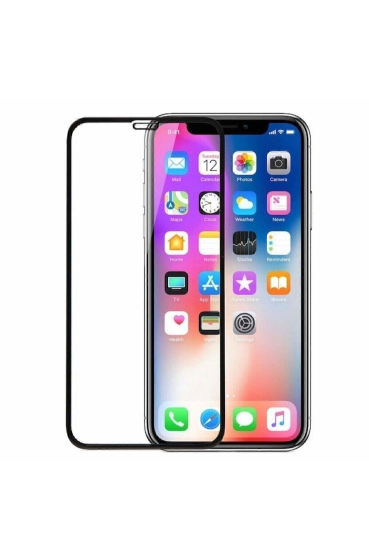 Iphone 11 Tam Kaplayan Ekran Koruyucu - 5d Darbe Emici Temperli Kırılmaz Cam